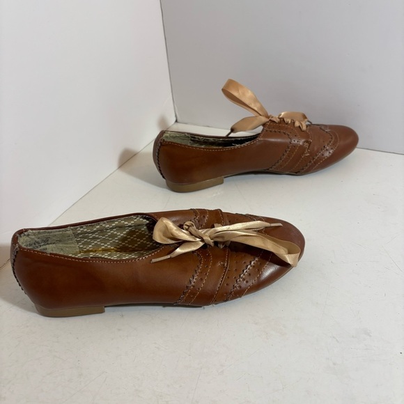 🛍️3/$30 Nicole women’s brown lace up oxfords in size 6.5 - Picture 2 of 10